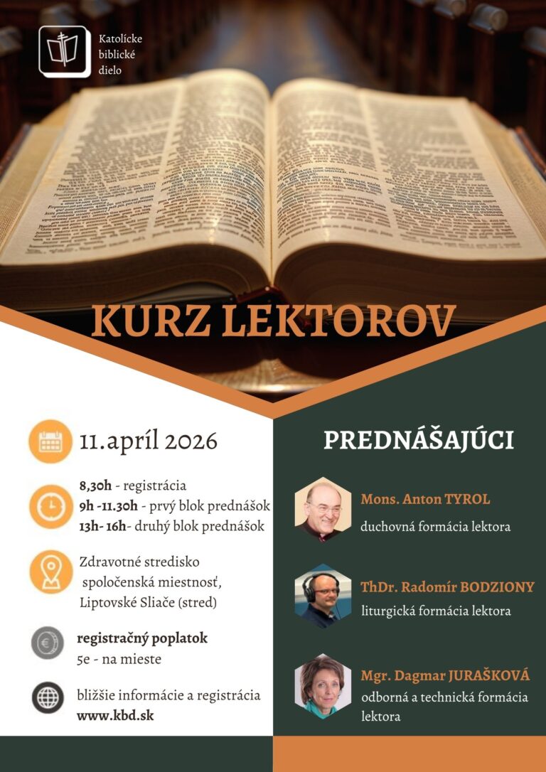 Pozvánka na kurz lektorov