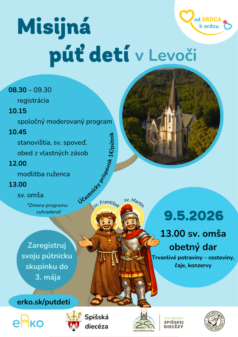 Pozvánka na misíjnu púť detí